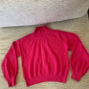Lovers + Friends Fuchsia Turtleneck Sweater